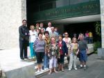Grupo em frente ao Museu de Antropologia.