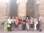 No Templo de Luxor.