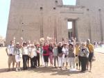No Templo de Edfu.