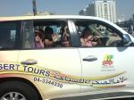 Nos Jeep´s 4x4, a caminho do Safari no Deserto de Dubai.