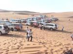 Pausa para descanso dos pulos dos Jeep´s nas areias do Deserto de Dubai.