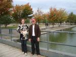 Lídia e Norberto no Canadá.