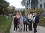 Neusa, Ines, Idalina, Sueli e Matilde nos Jardins do Palácio de Topkapi.