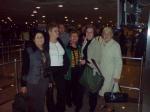 Idalina, Matilde, Neusa, Hilda e Inês na chegada a Istambul.