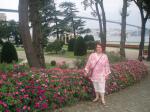Zelinda no Palácio Beylerbeyi.
