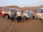 Grupo no Safari no Deserto.