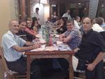 Edson Dachi, Telló, Rachel, a pequene Karina, Kátia, Edison Muniz e Claudio.