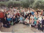 Nosso grupo nos Jardins das Oliveiras em Getsemani - Jerusalém