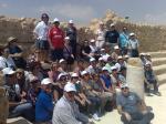 Na Sinagoga da fortaleza Masada