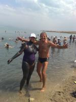 Ilse e Valdir no Mar Morto