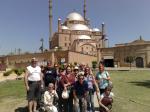 Grupo na Mesquita de Alabastro, no Cairo