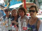 Therezinha, Shirley, Terezinha e Olga na Trajinera, em Xochimilco