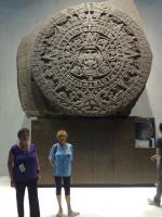 Matilde e Nelita no Museu de Antropologia