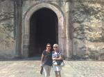 Deca e Lilia na Catedral de Cuernavaca