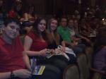 Iuri, Mariana, Rafa, Harri, Sirlene e Hilda em show da Broadway.