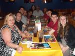Grupo em janta no Planet Hollywood.