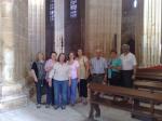 Grupo no interior da Igreja do Mosteiro de Batalha.
