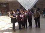 Analene, Janira, Zita, Methilde, Irma e Rineo no Museu do Louvre.