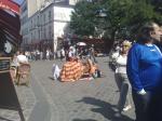 Show ao vivo, na rua, em Montmartre.