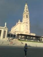 Analene, no Santuário de Fátima.