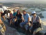 Neuza, Ana, Maria Helena, Orham e Maria Luiza em Pamukale.