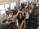 Grupo na lancha que nos levou à visita da Ilha de Patmos. 