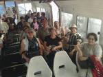 Grupo na lancha que nos levou à visita da Ilha de Patmos.