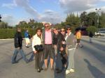 Wanda, Ivan, Heloisa, Ivonne e Mariliza em Atenas... com a Acrópole ao fundo...