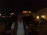 O Parthenon, visto do terraço (restaurante) de nosso hotel.