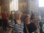 Heloisa e Neuza no Museu Santa Sofia.