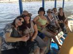 Ana, Terezinha, Ma. Helena, Ma. Luiza, Maristella e Neuza indo ao Vale dos Reis.