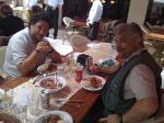 Ivan e Vedat, nosso amigo da Turquia.