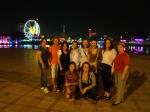 Grupo em passeio no parque de diversões de Ankara.