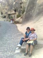 Maria Helena e Ail em Goreme - Capadócia.