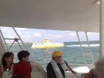 De volta ao barco... Ao longe o Submarino amarelo...