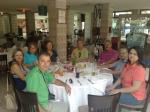 Em almoço em Teotihuacan...