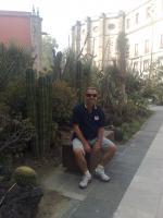 Harri no Jardim de Cáctus do Palácio Nacional.