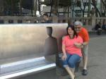 Ivan e Marisa no passeio da Cidade do México.