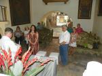 Celebração na capela da Hacienda.