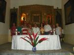 Celebração na capela da Hacienda.