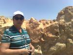 Roseli em Masada.