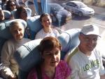 Em Tel Aviv, no ônibus, rumo ao nosso hotel.