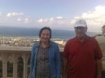 Rosalina e Luiz em Haifa.