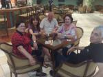 Iris, Cecília, Dario, Vilma e Furlani... jogando Bisca...