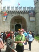 Flavio e Pe. Ricardo no Palácio de Topkapi.
