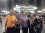 Luiz, Rose, Elsa e Ivanira no Museu Santa Sofia.