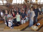 Grupo na Igreja de Cafarnaum.