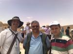Nosso guia Ariel, Ivan e Frei Jaime em Masada.