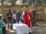 Nossa última missa da viagem, no Jardim das Oliveiras ou Getsemani.