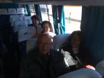 Sueli, Olga, Lirio e Cladis na saída para Porto Alegre.